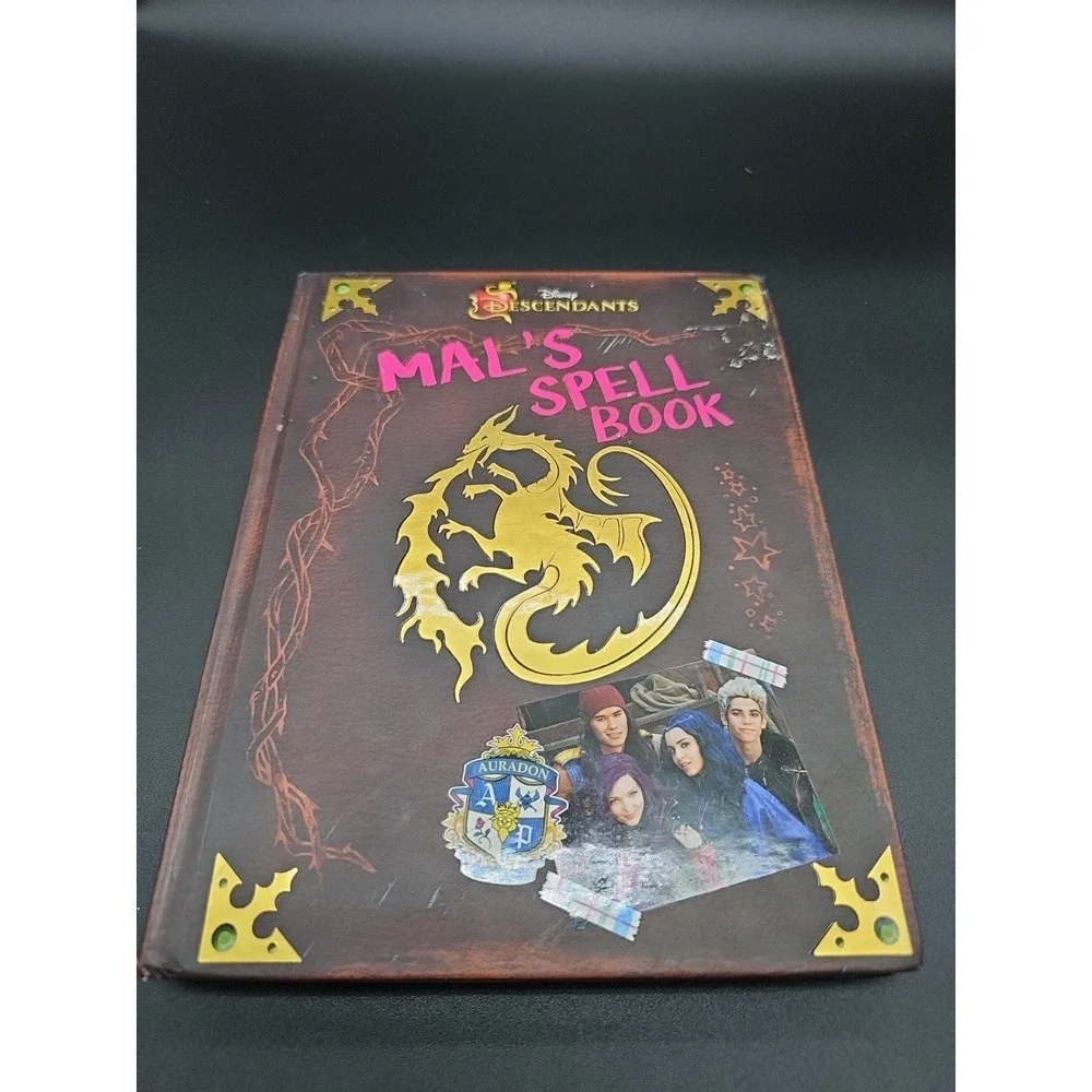 Descendants: Mal's Spell Book by‎ Disney Books (2015, Hardcover)